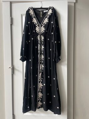 in loom embroidered dress Mitla Largo Dress main image 1